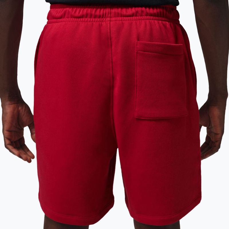 Férfi rövidnadrág Jordan Fleece gym red/white 4