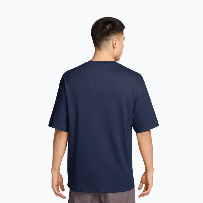 Férfi póló  Jordan midnight navy/white 2