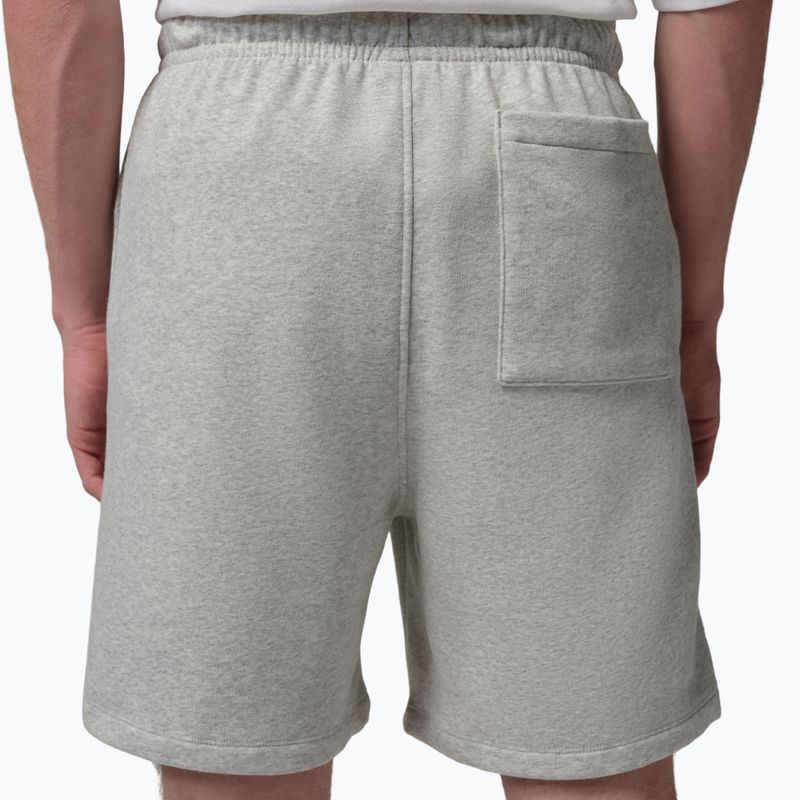 Férfi rövidnadrág Jordan Fleece grey heather/black 4