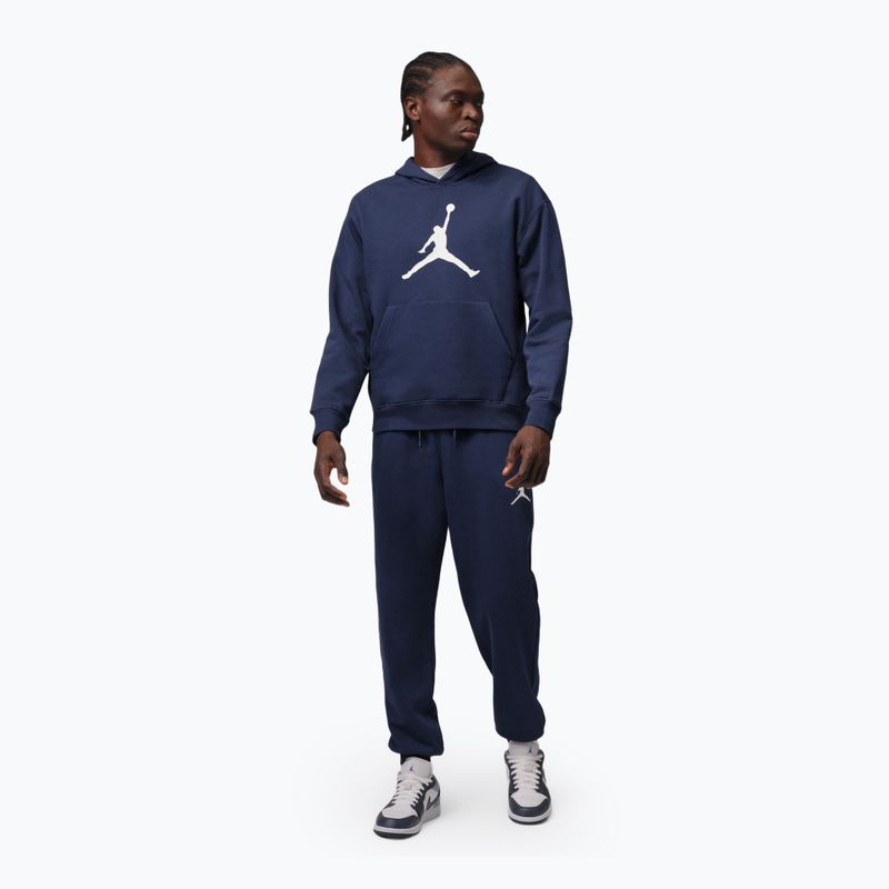 Férfi pulóver Jordan Pullover Hoodie midnight navy/white 2