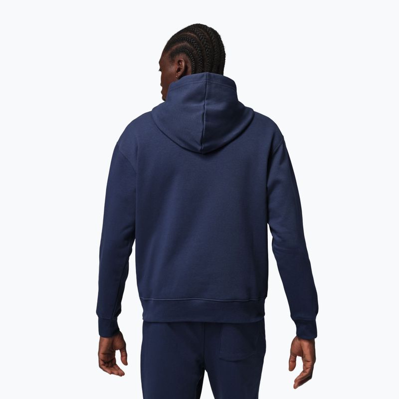 Férfi kapucnis pulóver Nike Jordan Pullover Hoodie midnight navy/white 3