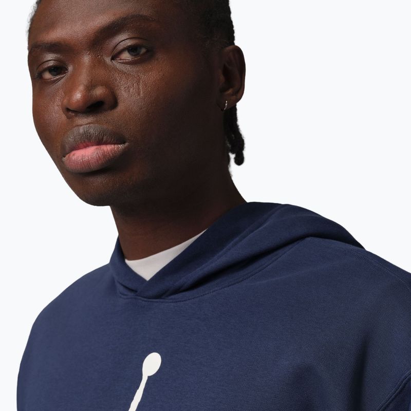 Férfi pulóver Jordan Pullover Hoodie midnight navy/white 5