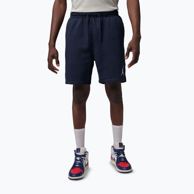 Férfi rövidnadrág Jordan Fleece midnight navy/white