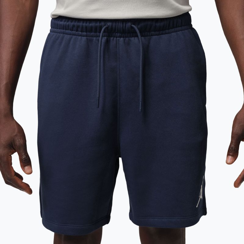 Férfi rövidnadrág Jordan Fleece midnight navy/white 3