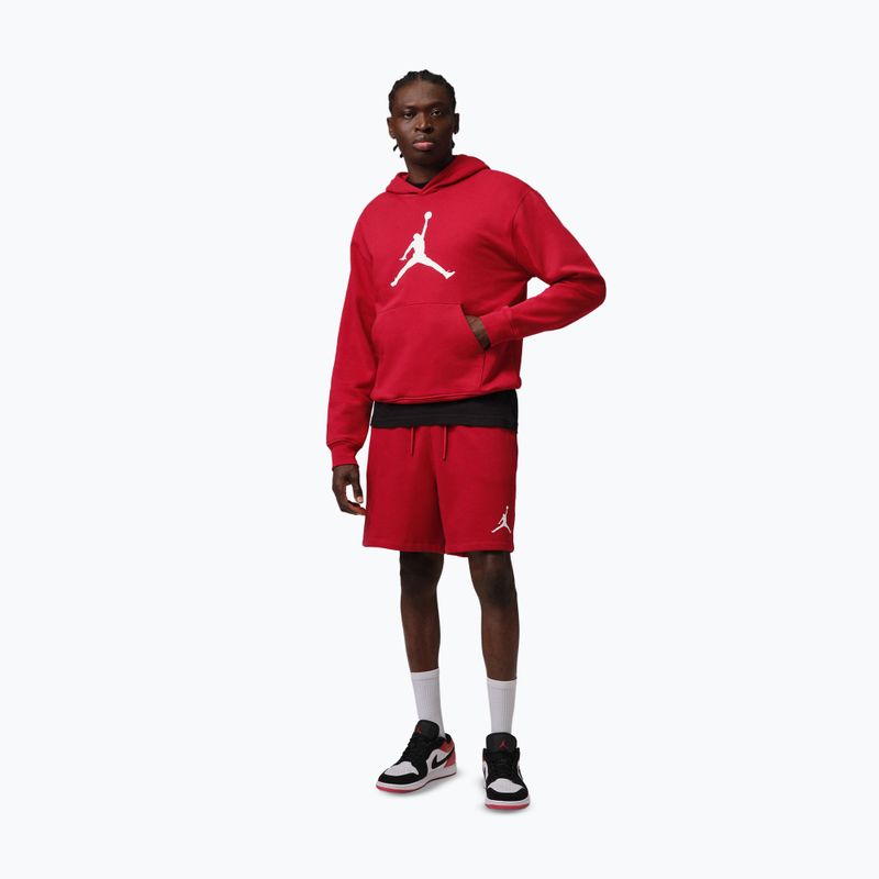Férfi pulóver Jordan Pullover Hoodie gym red/white 2