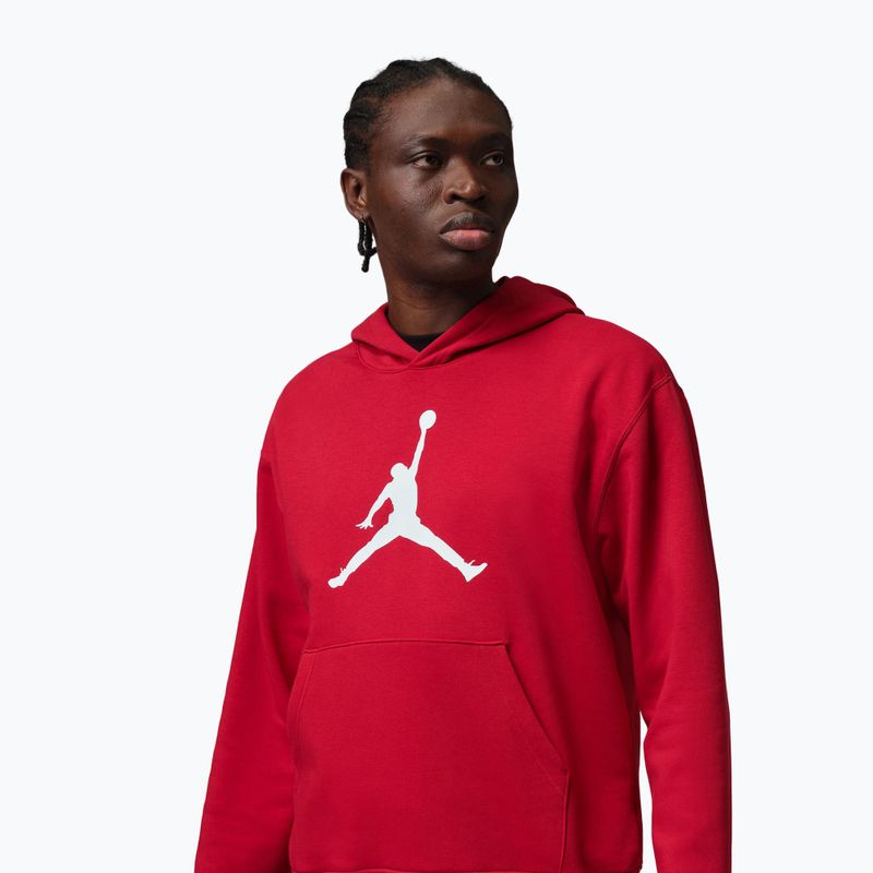 Férfi pulóver Jordan Pullover Hoodie gym red/white 3