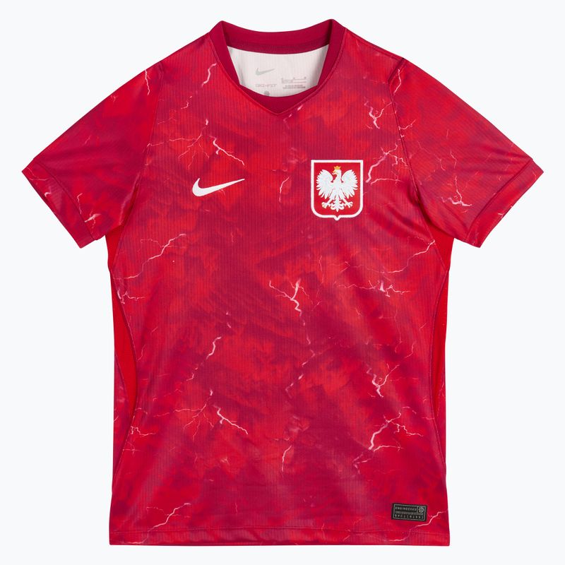 Gyerek focimez Nike Dri-Fit Poland Stadium Away 2026 noble red/sport red 3