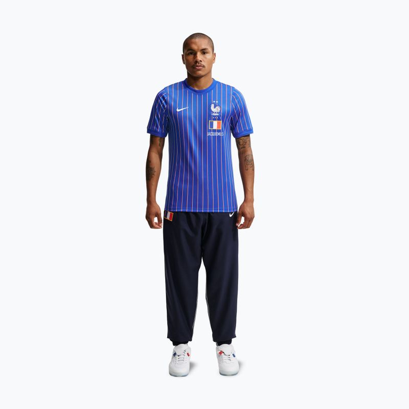 Férfi focimez Nike FFF Academy Pro Pre-Match game royal/university red/white 2