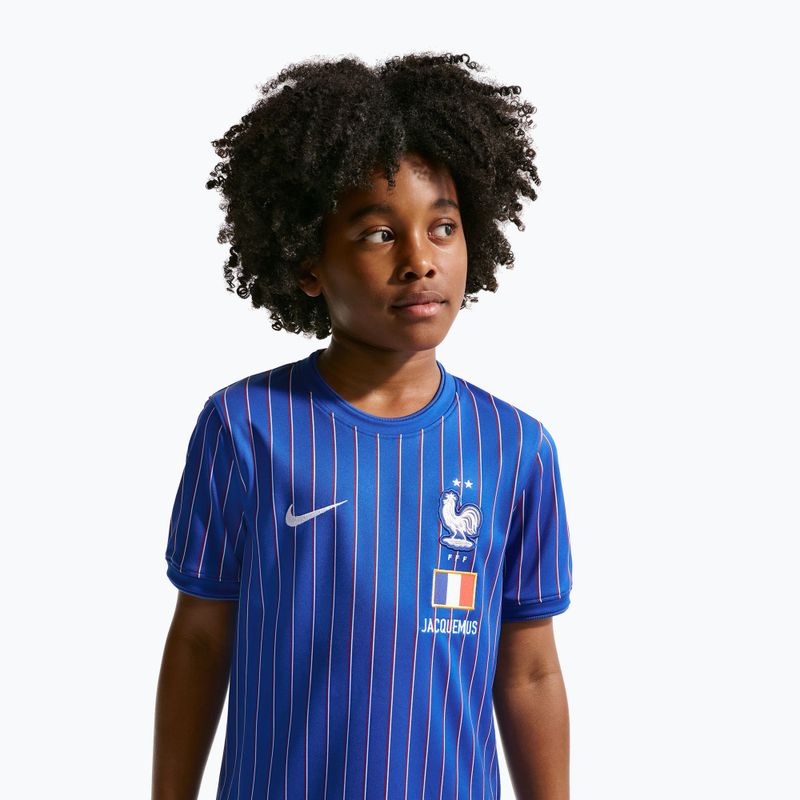 Gyerek focimez Nike France Pre-Match game royal/university red/white 5