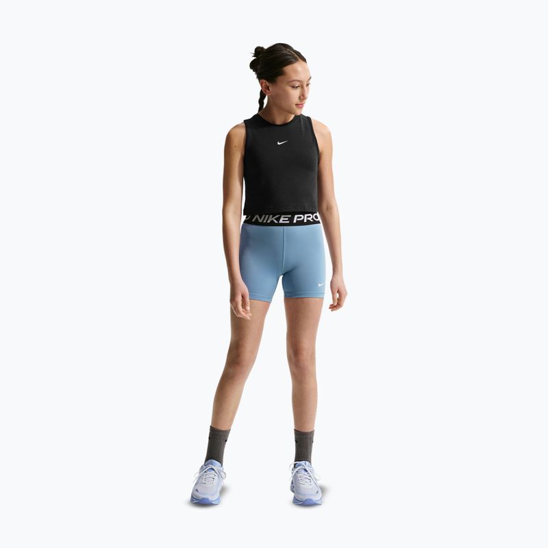 Nike Pro gyerek rövidnadrág work blue/white 2