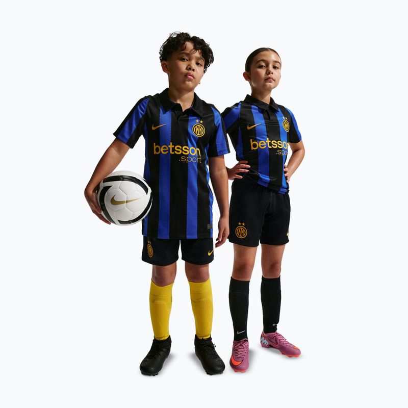 Gyerek futball rövidnadrág Nike Inter Milan Dri-Fit Stadium Home black/university gold 2