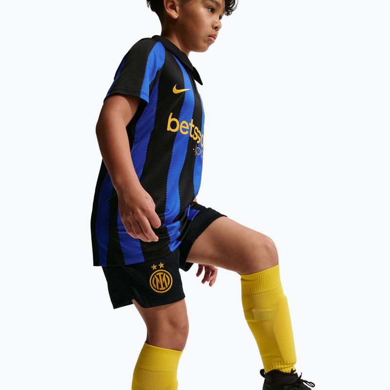 Gyerek futball rövidnadrág Nike Inter Milan Dri-Fit Stadium Home black/university gold 5
