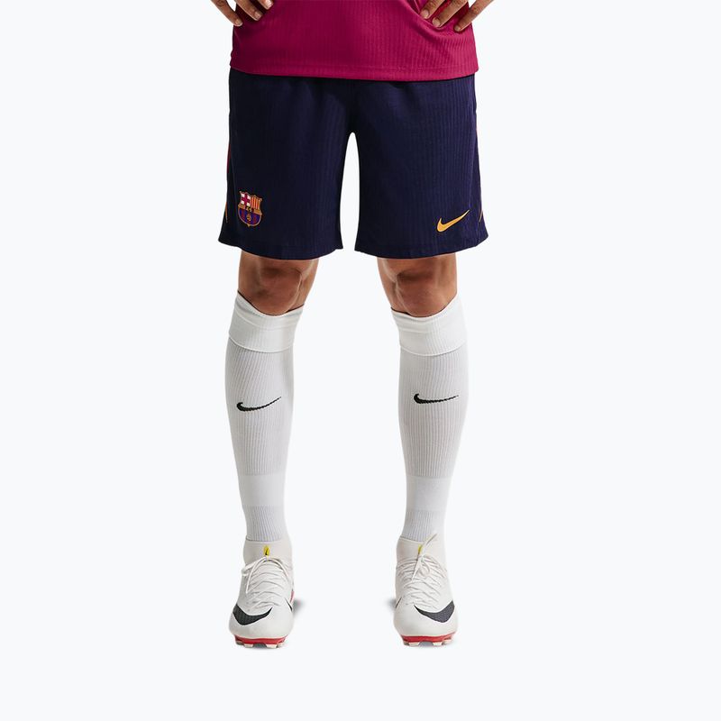 Gyerek futball rövidnadrág Nike FC Barcelona Dri-Fit ADV Strike Elite blackened blue/noble red/mineral yellow