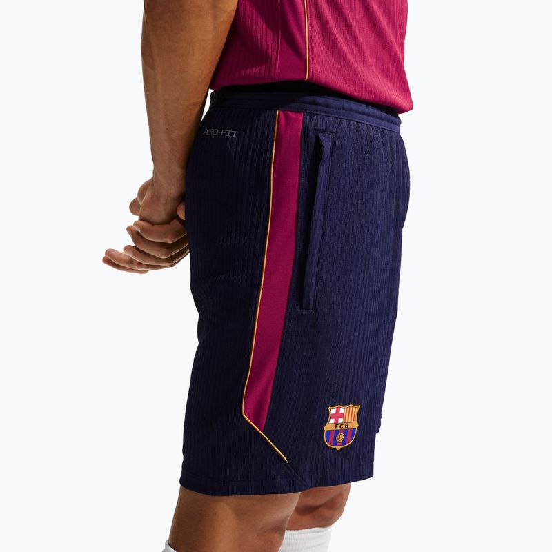 Gyerek futball rövidnadrág Nike FC Barcelona Dri-Fit ADV Strike Elite blackened blue/noble red/mineral yellow 6