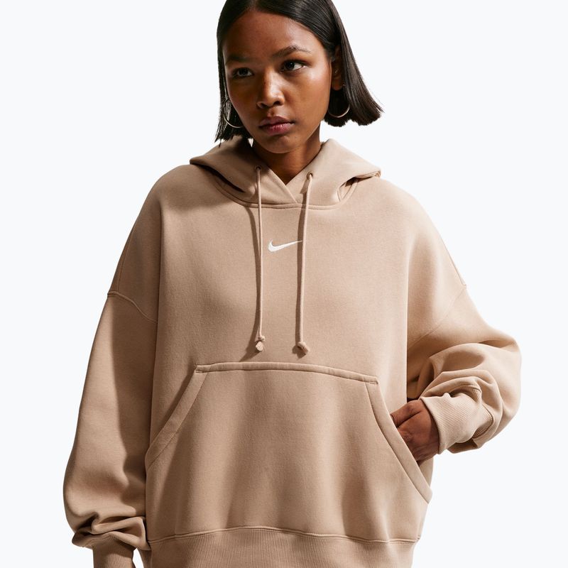 Női pulóver Nike Sportswear Phoenix Fleece Oversized linen/sail 4
