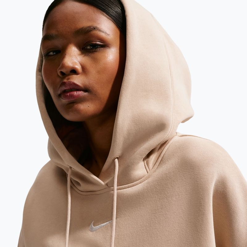 Női pulóver Nike Sportswear Phoenix Fleece Oversized linen/sail 5