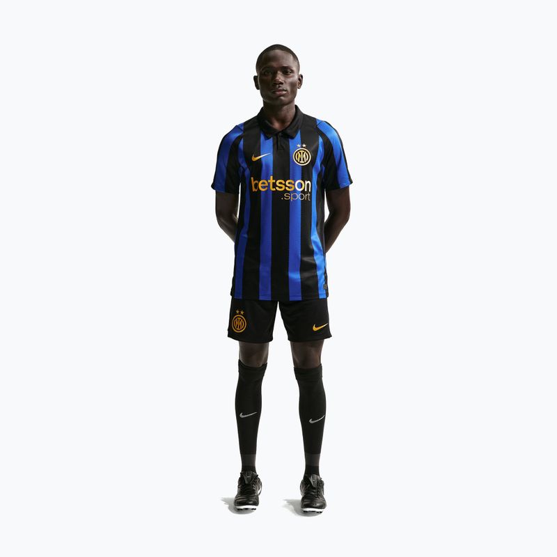Férfi futball rövidnadrág Nike Inter Milan Dri-Fit Stadium Home black/university gold 2