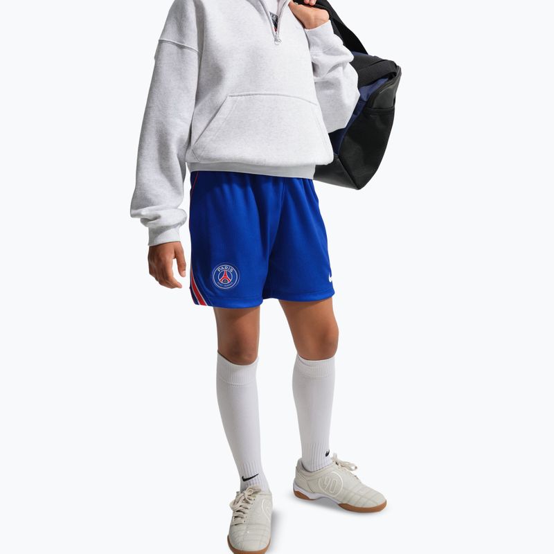 Gyerek futball rövidnadrág Nike Paris Saint-Germain Dri-Fit Stadium old royal/white 5