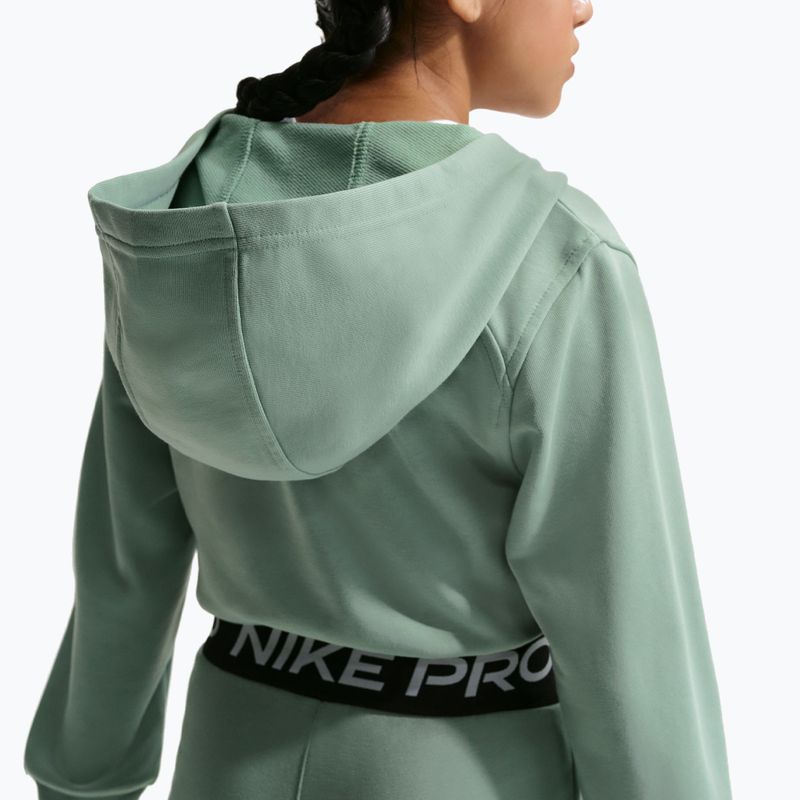 Gyerekpulóver Nike Pro Fleece Dri-Fit Full-Zip steam/steam/black/white 5