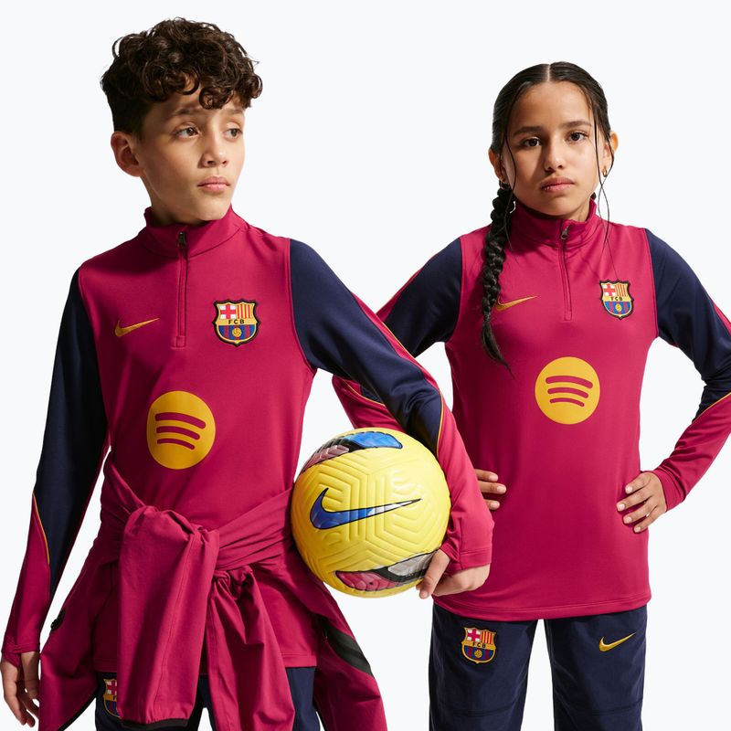 Gyerek Nike FC Barcelona Strike Dri-Fit futball felső Soccer Knit Drill Top
