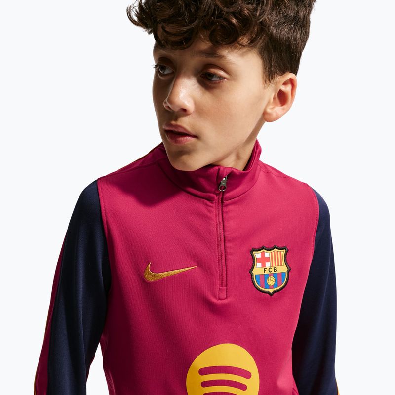 Gyerek Nike FC Barcelona Strike Dri-Fit futball felső Soccer Knit Drill Top 5