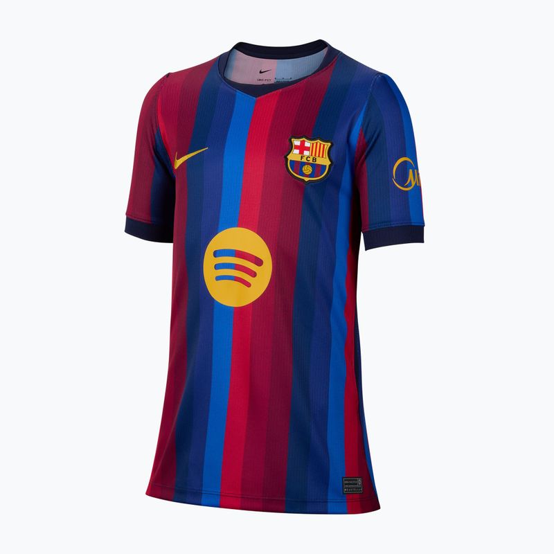 Gyerek focimez Nike FC Barcelona Dri-Fit Stadium Home deep garnet/blue void/mineral yellow