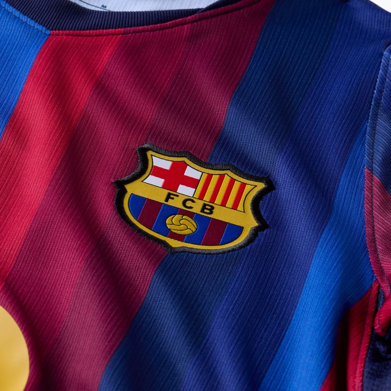 Gyerek focimez Nike FC Barcelona Dri-Fit Stadium Home deep garnet/blue void/mineral yellow 3