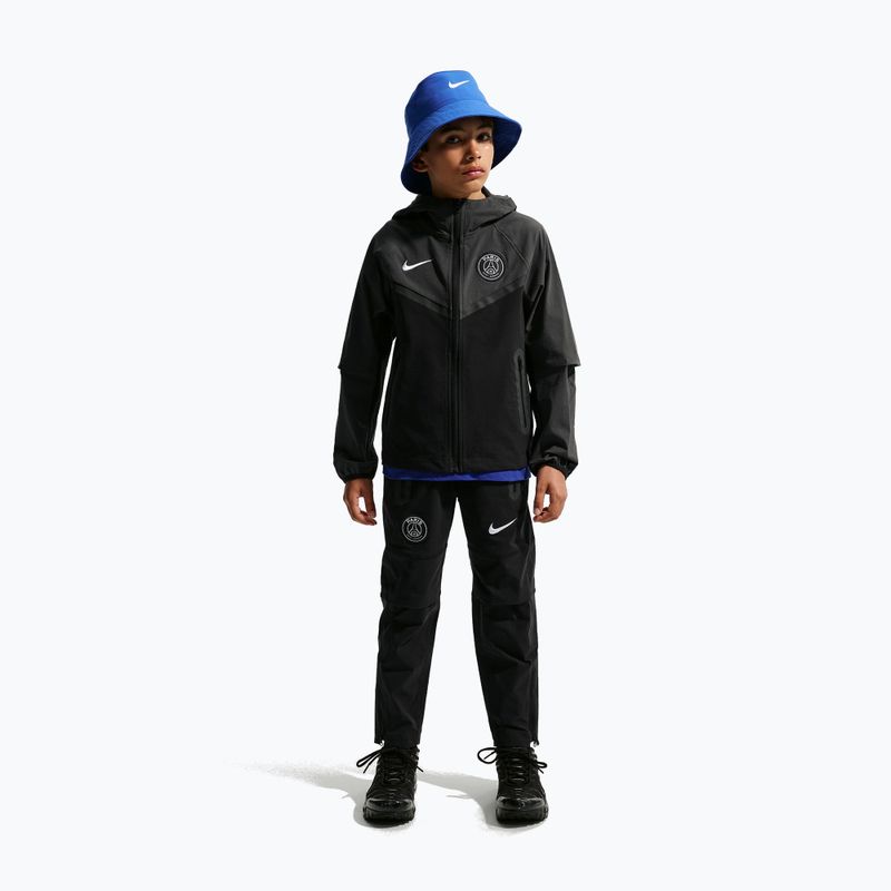 Gyerek futball dzseki Nike Paris Saint-Germain Tech Full Zip black/anthracite/white 2