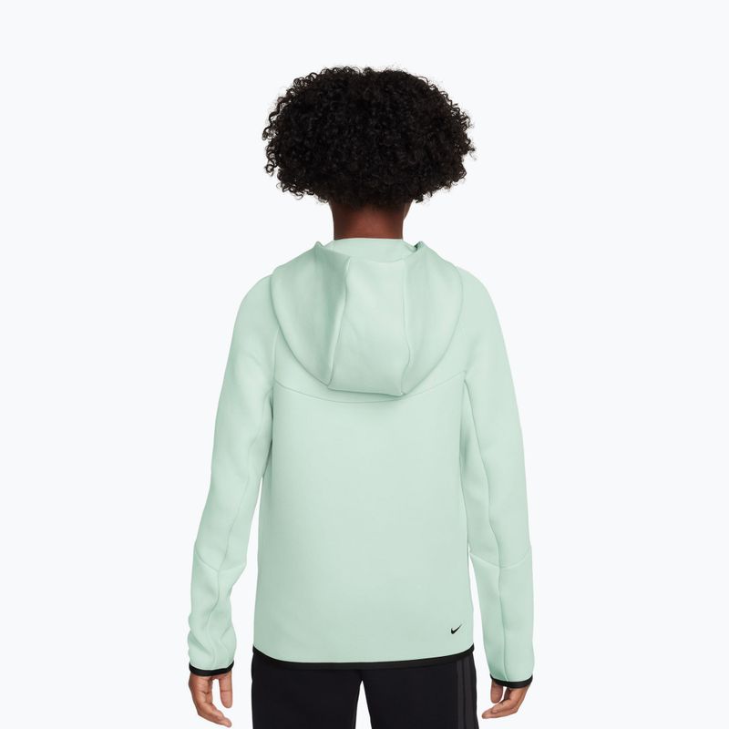 Gyerek pulóver Nike Sportswear Tech Fleece Full Zip barely green/black/black 2