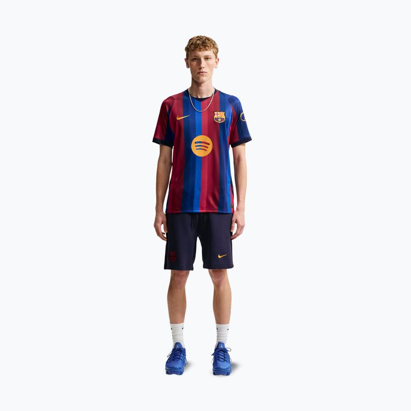 Férfi focimez Nike FC Barcelona Dri-Fit Stadium Home deep garnet/blue void/mineral yellow 2