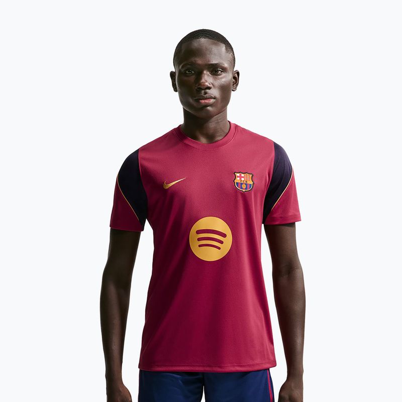 Férfi focimez Nike FC Barcelona Strike Soccer Dri-Fit noble red/blackened blue/mineral yellow
