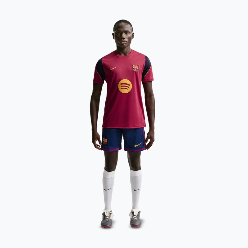 Férfi focimez Nike FC Barcelona Strike Soccer Dri-Fit noble red/blackened blue/mineral yellow 2