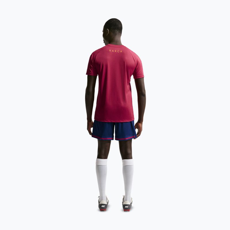Férfi focimez Nike FC Barcelona Strike Soccer Dri-Fit noble red/blackened blue/mineral yellow 3