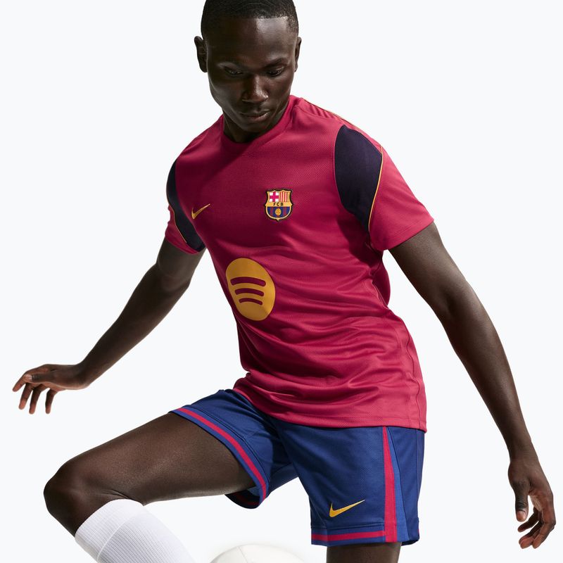 Férfi focimez Nike FC Barcelona Strike Soccer Dri-Fit noble red/blackened blue/mineral yellow 4