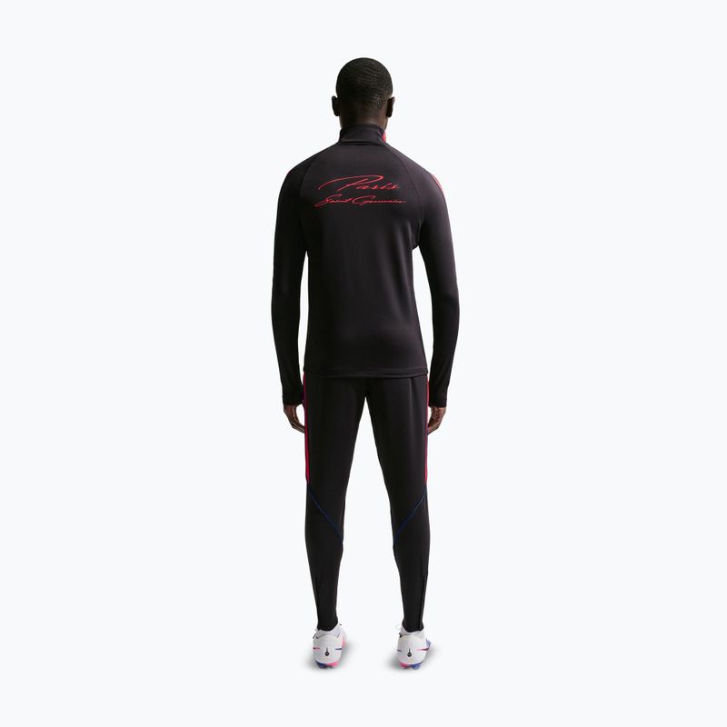 Férfi futball pulóver Nike Paris Saint-Germain Strike Dri-Fit Soccer Knit Drill Top black/global red/global red 3
