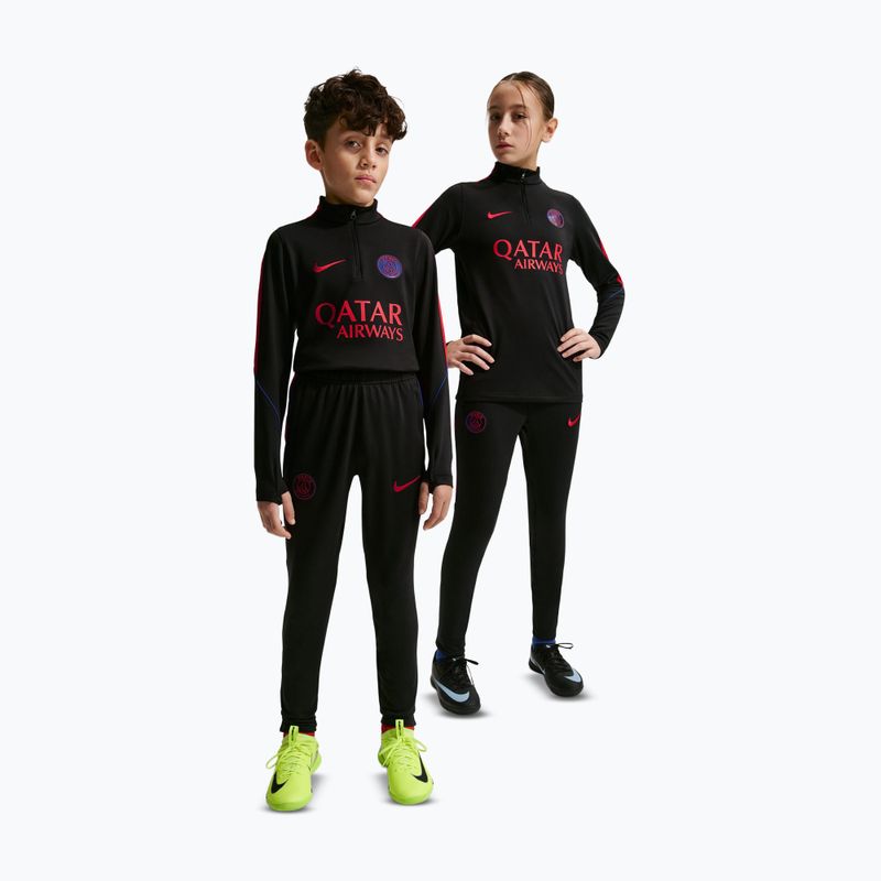Gyerek futballnadrág Nike Paris Saint-Germain Strike Dri-Fit black/global red/global red 2
