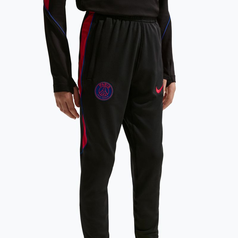 Gyerek futballnadrág Nike Paris Saint-Germain Strike Dri-Fit black/global red/global red 7