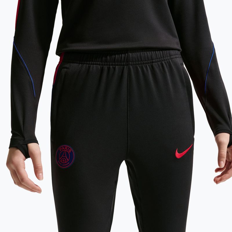 Gyerek futballnadrág Nike Paris Saint-Germain Strike Dri-Fit black/global red/global red 8