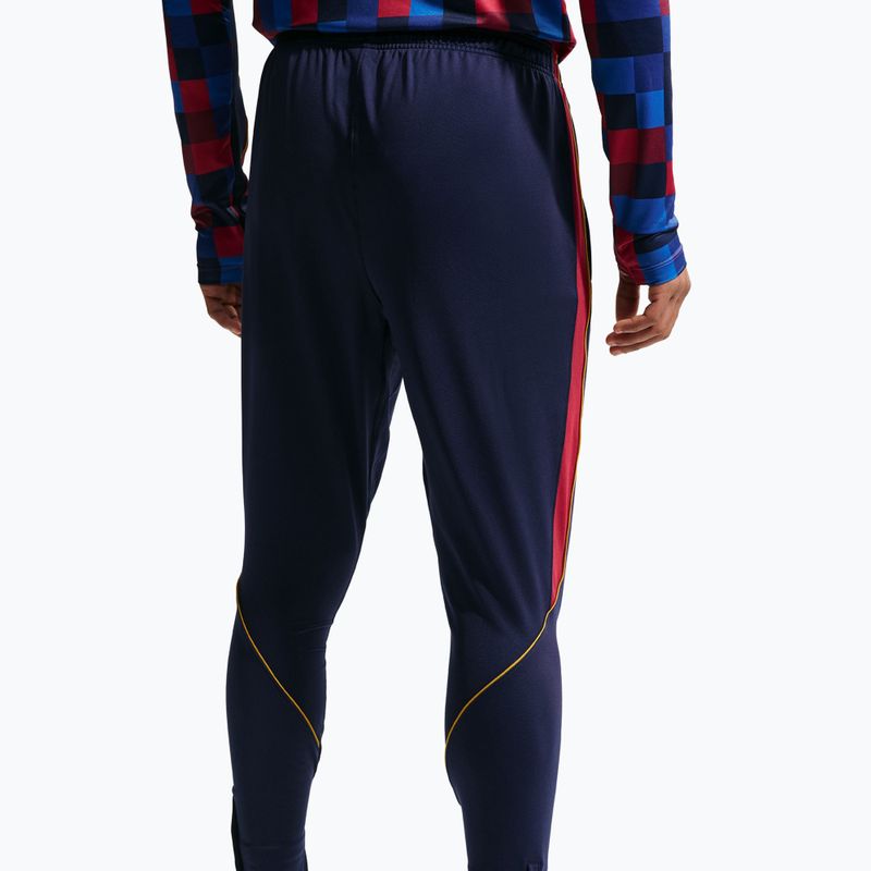 Férfi futballnadrág Nike FC Barcelona Strike Dri-Fit blackened blue/noble red/yellow 5