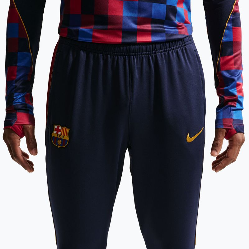 Férfi futballnadrág Nike FC Barcelona Strike Dri-Fit blackened blue/noble red/yellow 6
