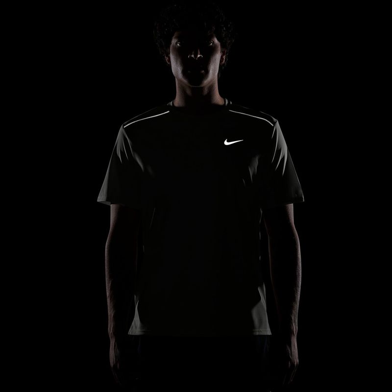Férfi futópóló Nike Miler Dri-Fit UV grey fog/particle grey 7