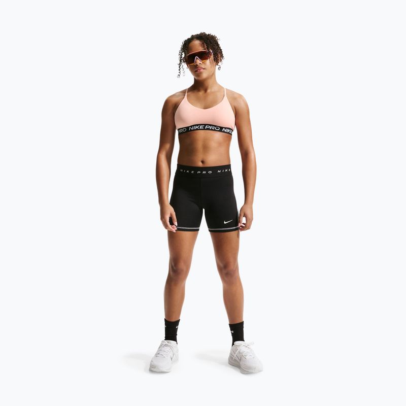 Nike Pro Indy lány melltartó Arctic Orange/Fekete/Fehér 2