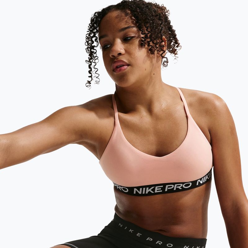 Nike Pro Indy lány melltartó Arctic Orange/Fekete/Fehér 5