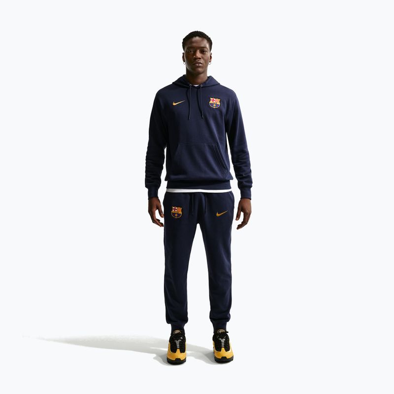 Férfi Nike FC Barcelona Club kapucnis pulóver
