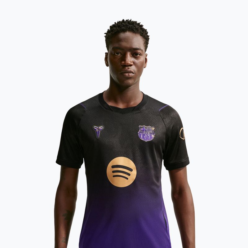 Férfi foci mez Nike FC Barcelona 2026/27 Stadium Away field purple/field purple/metallic gold 4