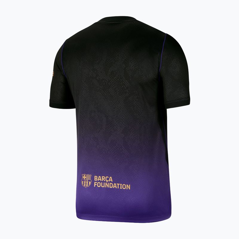 Férfi foci mez Nike FC Barcelona 2026/27 Stadium Away field purple/field purple/metallic gold 8