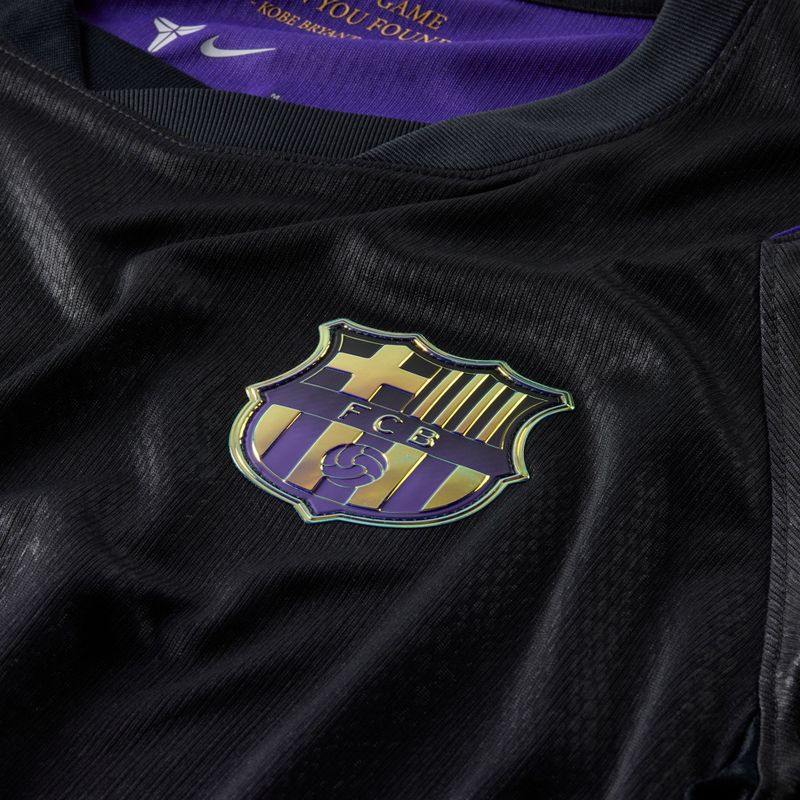 Férfi foci mez Nike FC Barcelona 2026/27 Stadium Away field purple/field purple/metallic gold 9