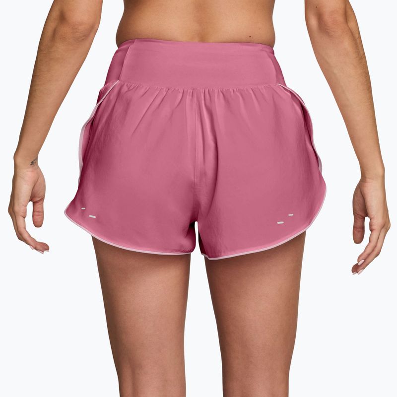 Női futóshort Nike Tempo Swoosh Dri-Fit Mid-Rise Brief-Lined peony/pink foam/white 2