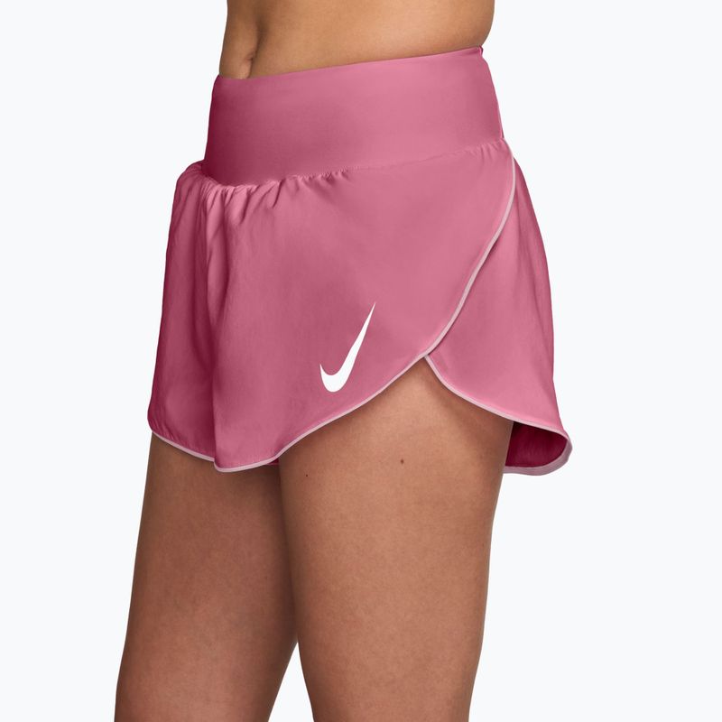 Női futóshort Nike Tempo Swoosh Dri-Fit Mid-Rise Brief-Lined peony/pink foam/white 3
