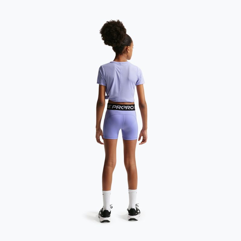 Gyerek rövidnadrág Nike Pro light thistle/white 3